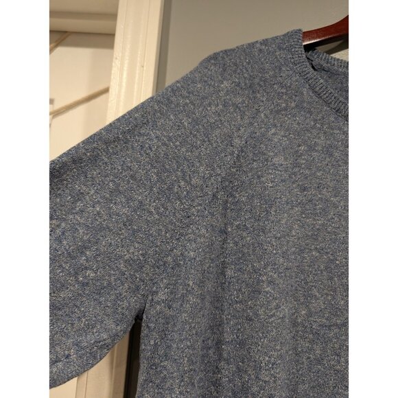 Prana Men's Marled Blue Long Sleeved Lightweight Sweater Crew Neck Size L - Picture 14 of 16